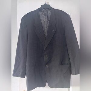 GIORGIO ARMANI Le Collezioni Mens 46L Gray Sport Coat  Suit Jacket blazer